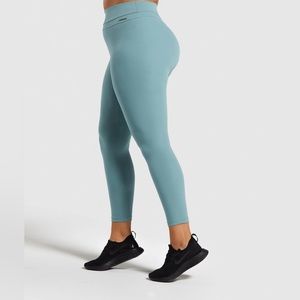 Gymshark Whitney Leggings in Deep Sage Green Size Small V1